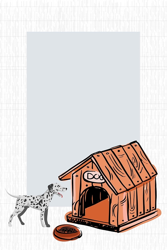 矢量卡通手绘可爱时尚宠物店铺海报