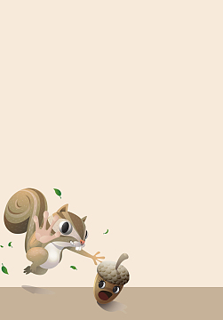 松鼠海报psd分层背景psdjpg梦幻森林背景jpg童真梦幻童话少女banner