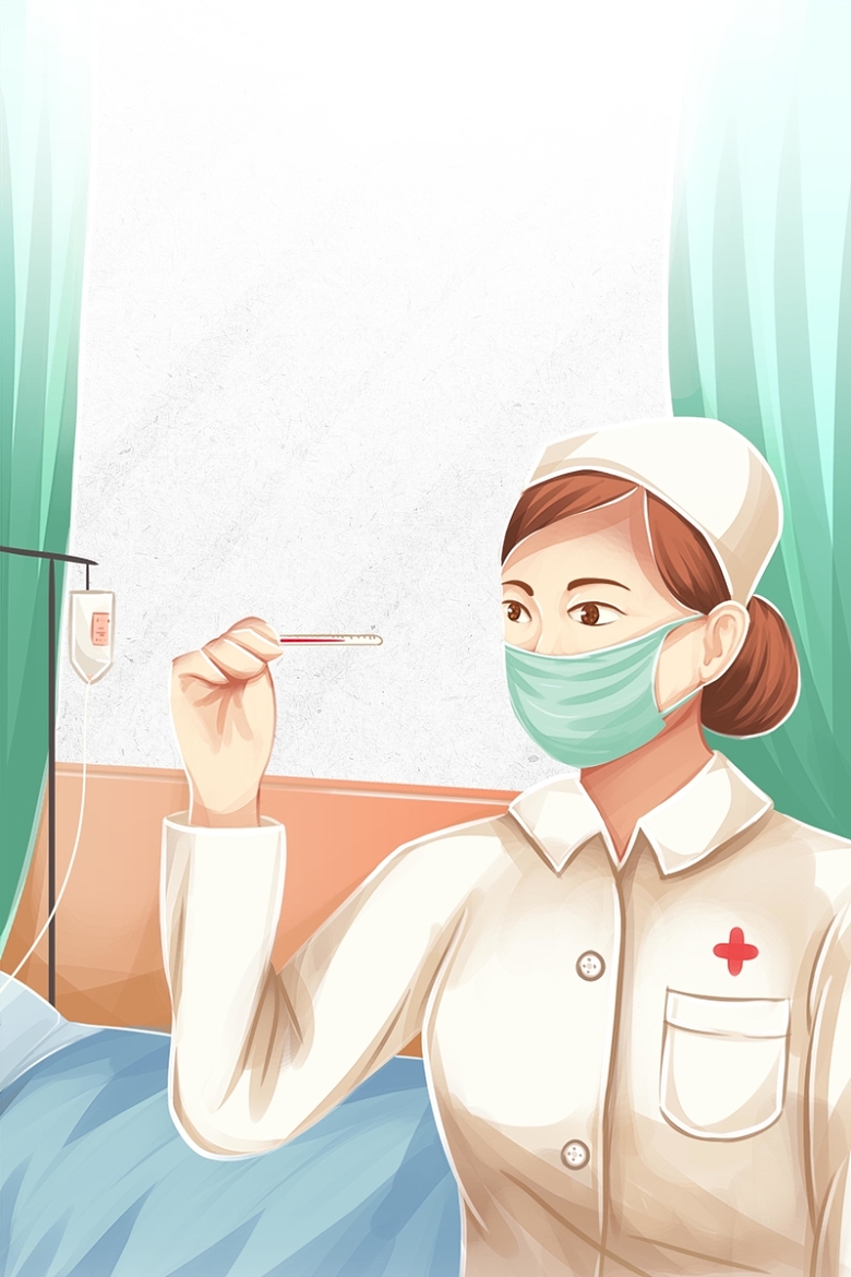 插画风格国际护士节海报