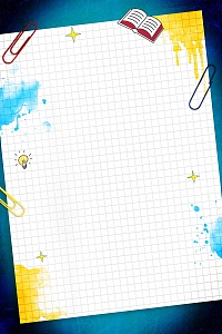 简约卡通开学季促销海报