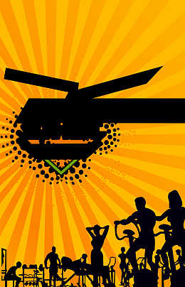 扁平化动漫背景