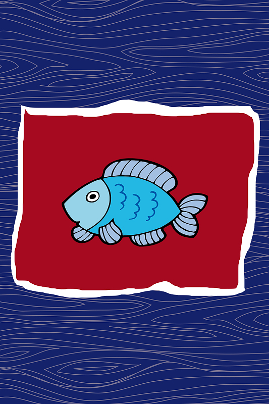 卡通手绘海洋生物