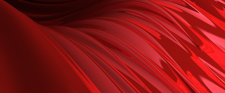 红色 波浪 质感 立体 纹路 曲线