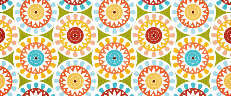 花纹多彩彩色欧式