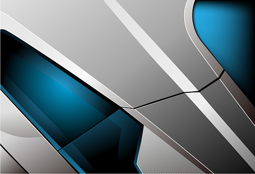 蓝色几何银色底纹背景