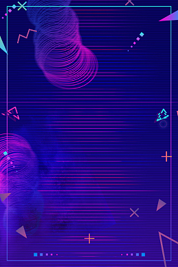 抖音故障风格促销海报背景