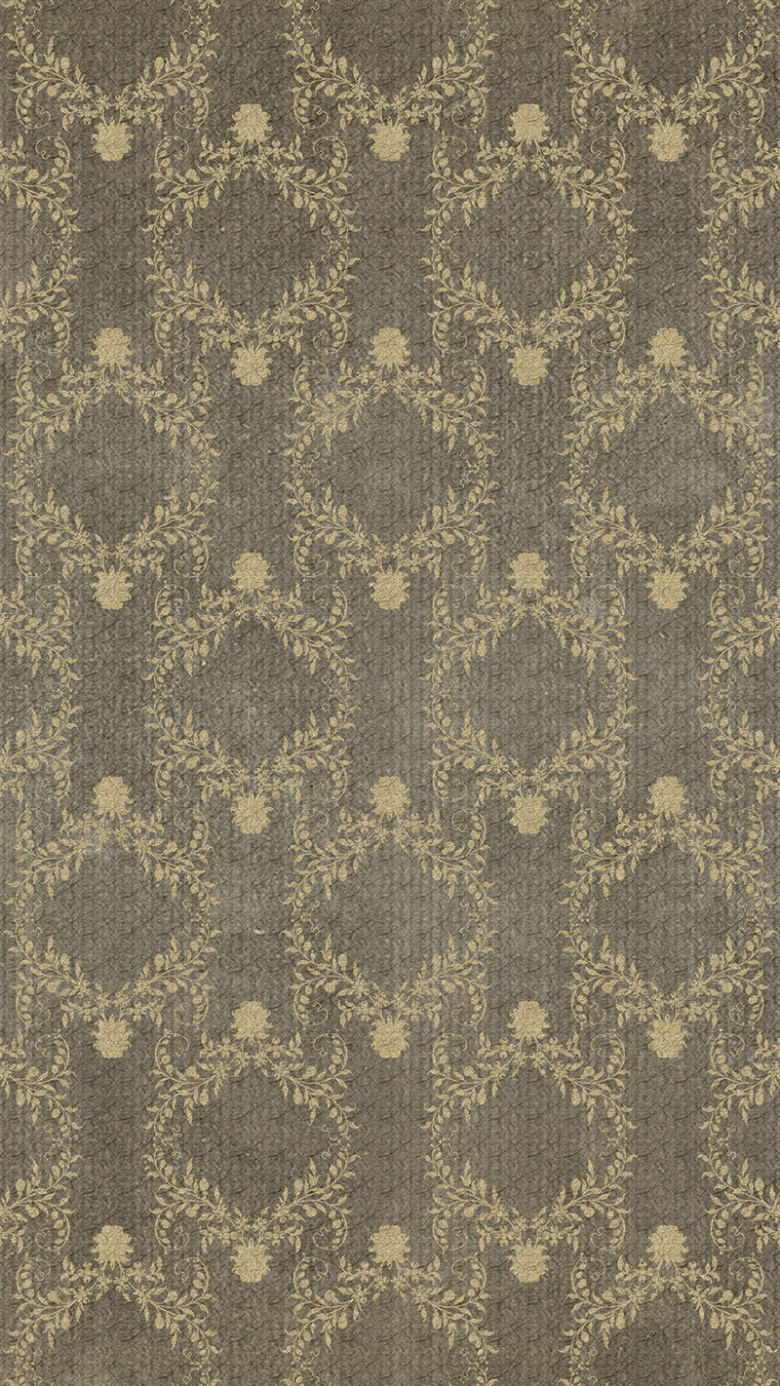 复古欧式花纹h5背景素材