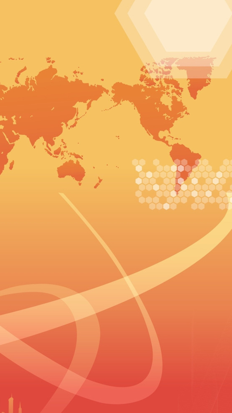 黄色地图渐变h5背景元素免抠素材免费下载_觅元素51yuansu.com