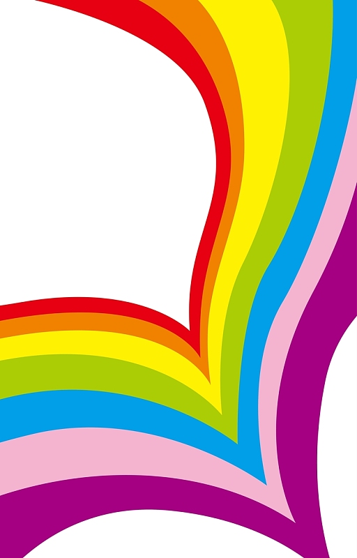 七彩飘带背景素材