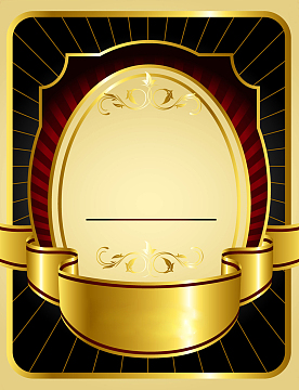 金色大气欧式复古经典金色质感卡片背景