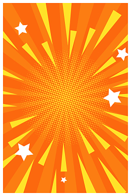 POP波普风星光促销海报