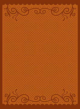 橙红色花纹底纹展板背景