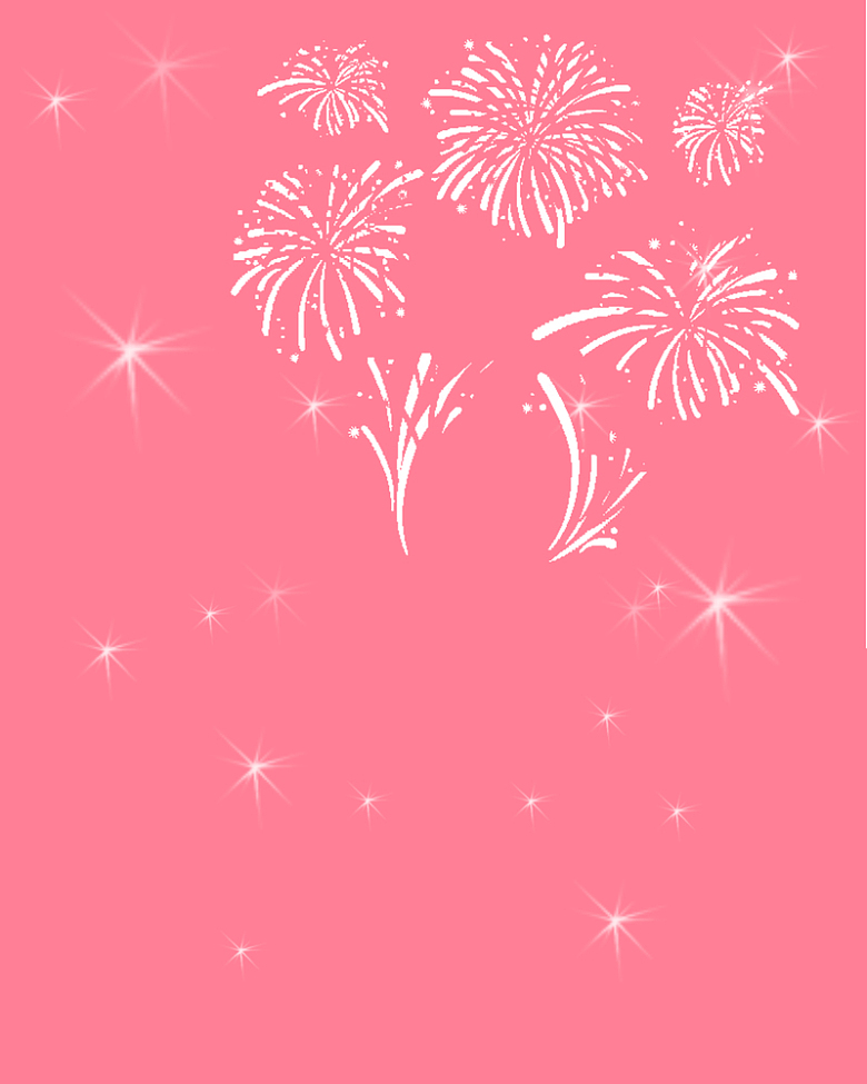 粉色烟花星光星空背景素材