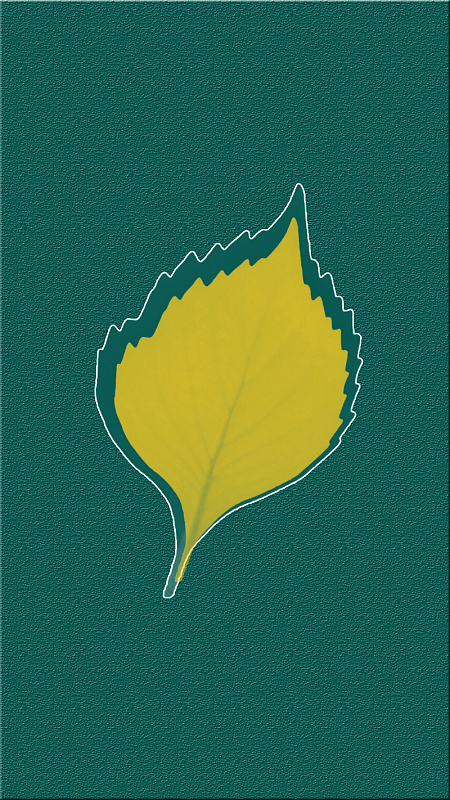 深蓝色落叶PSD分层H5背景素材