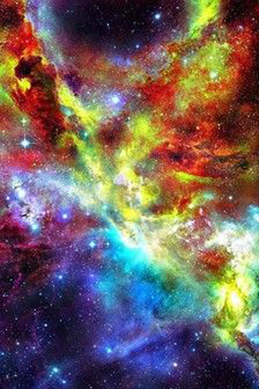 星空彩色纹理背景