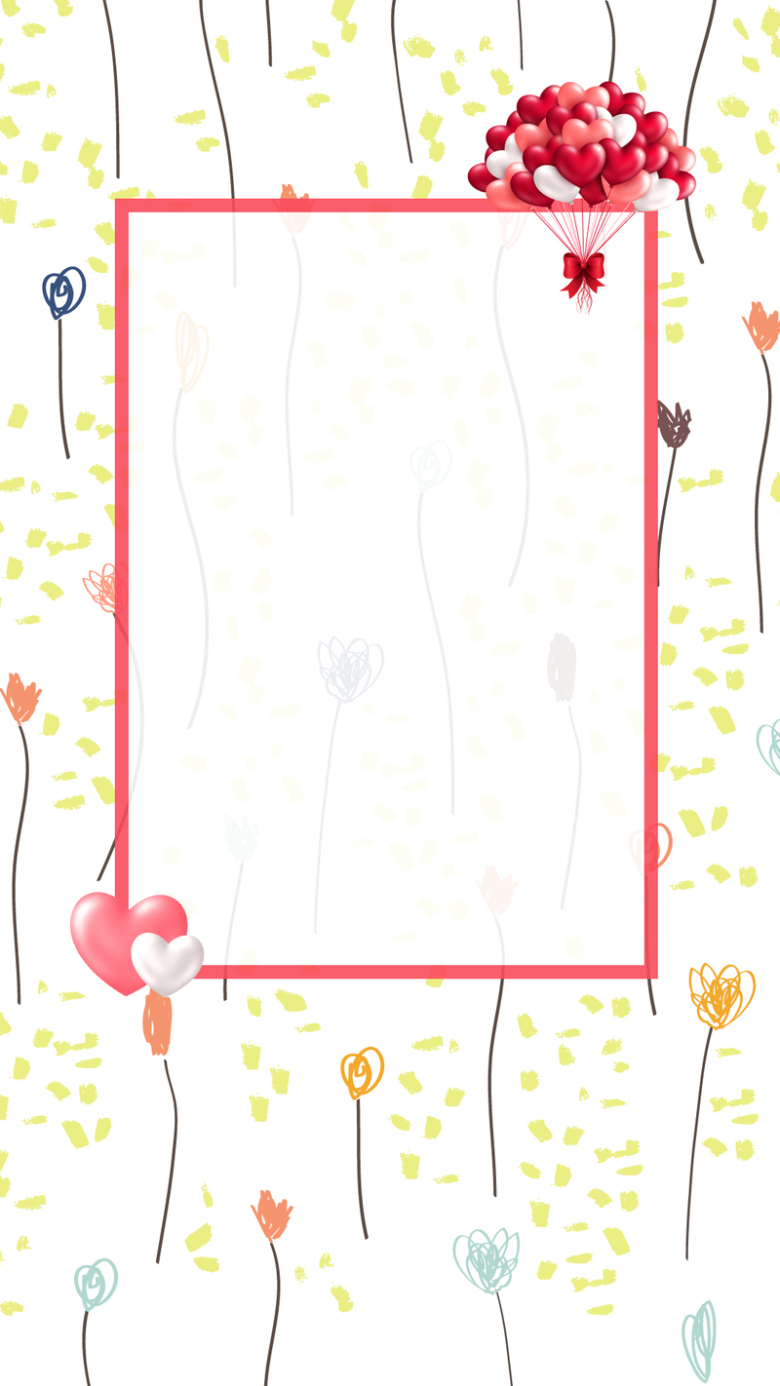 卡通小花朵底纹新品上新背景免抠素材免费下载 觅元素51yuansu Com