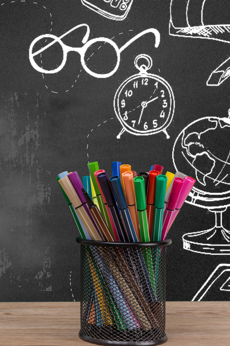 开学季创意黑板纹理