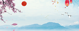 白露文艺景色banner