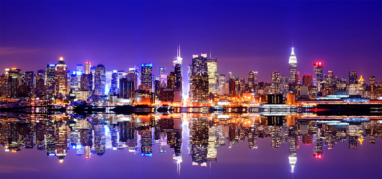 城市灯光倒影(1920x900)png美国休士顿夜景海报背景图(1920x800)png