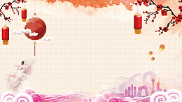 2019年猪年背景海报