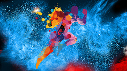 企业文化海报坚持励志背景