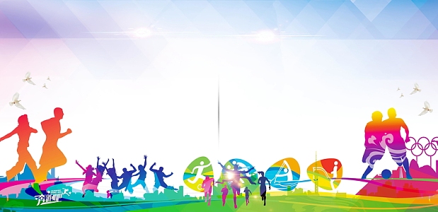 校园春季体育运动会海报背景