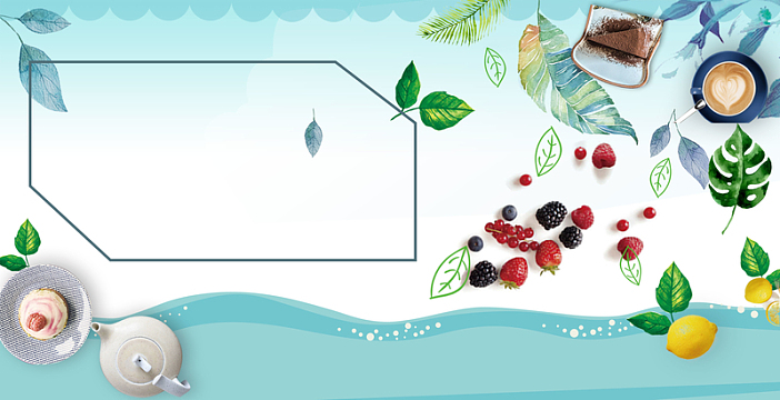 下午茶蛋糕广告背景