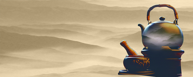茶壶背景图