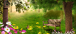 淘宝环保森林奇幻背景banner