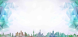 简洁房地产年会展板海报背景模板