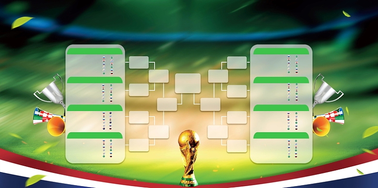 激战世界杯赛程表海报
