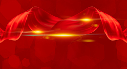 红色喜庆飘带母亲节节日背景