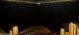 房地产金色大气banner