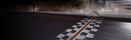 酷炫大气跑道赛道banner