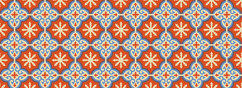 华丽宫廷花纹