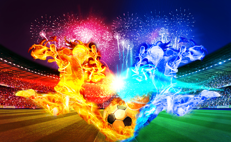 足球赛世界杯炫酷海报