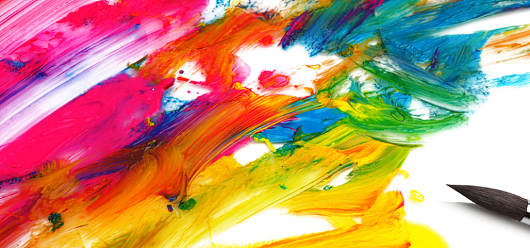 油漆颜料彩色抽象背景