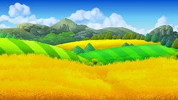 黄色田野