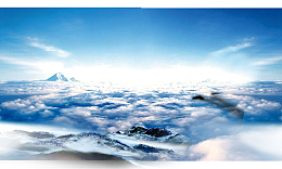 天空云层大气企业背景