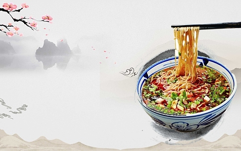 美食食物臊子背景模板