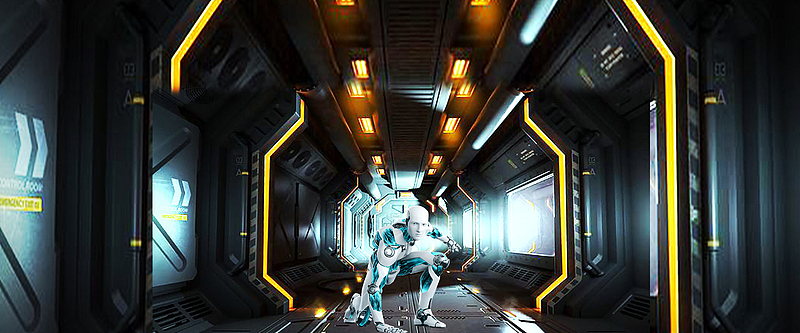 智能机器人科技banner海报