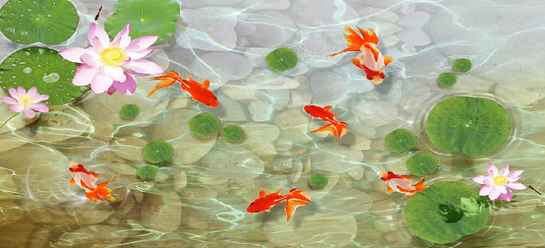 鱼广告背景素材psdjpg童装h5背景jpg创意插画风格二十四节气白露海报