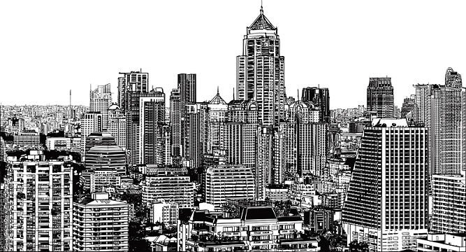建筑物剪影