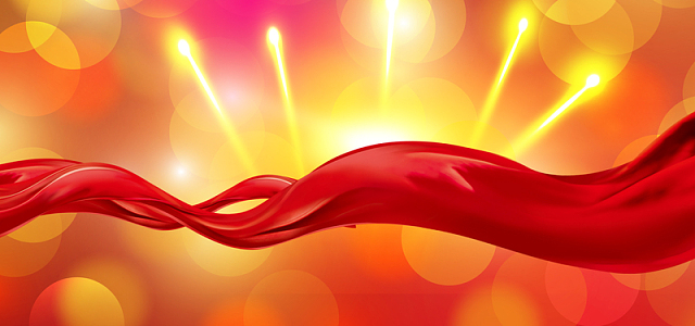 中国风红色飘带背景素材_中国风红色飘带背景图片下载_觅元素