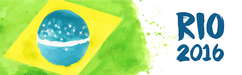 巴西里约奥运会水墨背景