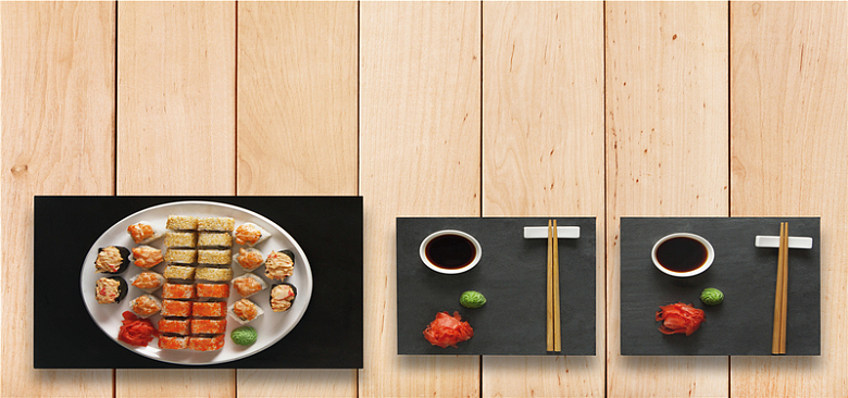 日本上的日本寿司美食海报