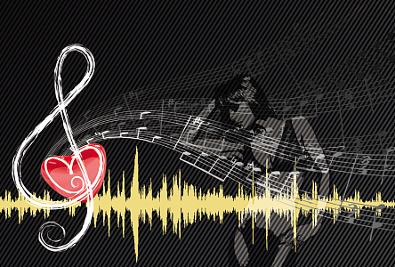 潮流音乐元素海报