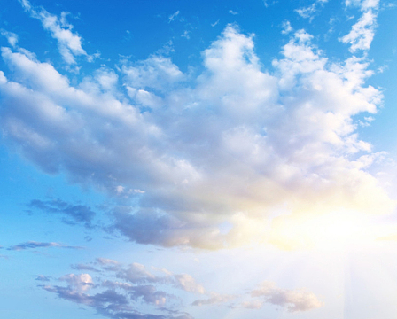 白云云海云朵日出天空背景素材