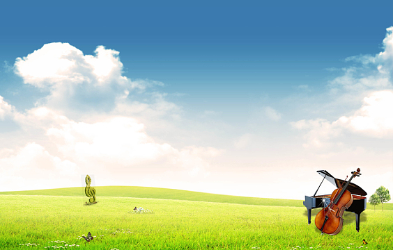 草地音乐节活动背景