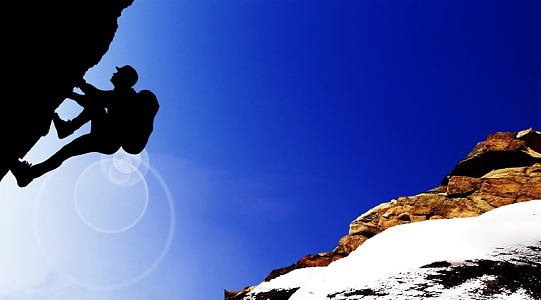 攀岩人物